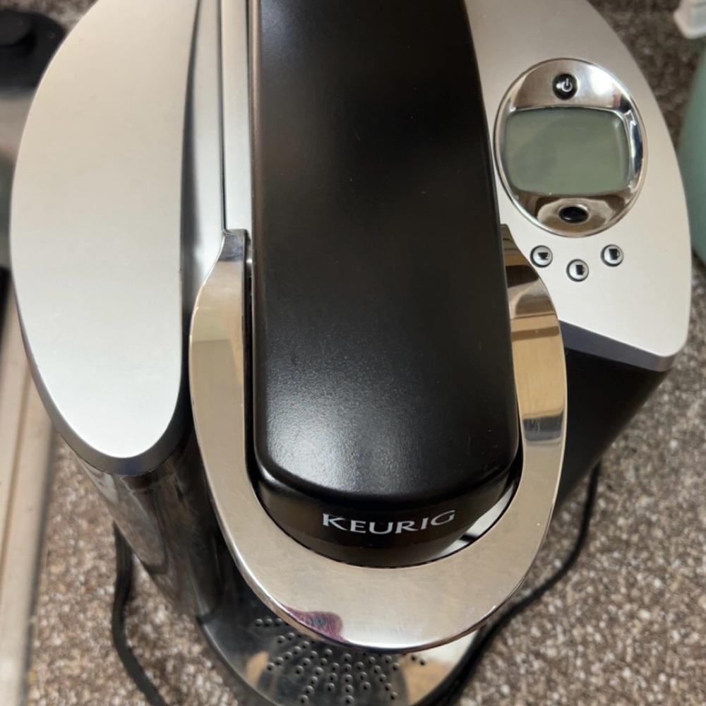 Keurig Black and Silver Coffee Brewer